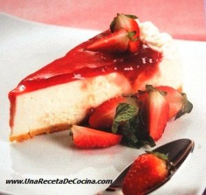 receta de cheesecake de fresas