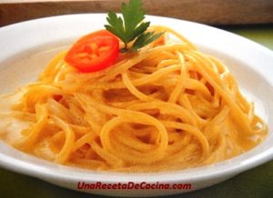 receta de espaguetis a la huancaina