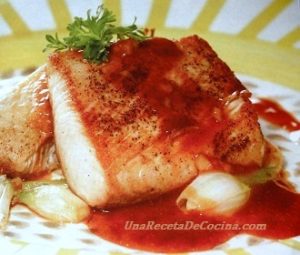 Receta de pescado en salsa mensi