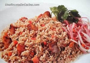 Receta de arroz con conchas negras