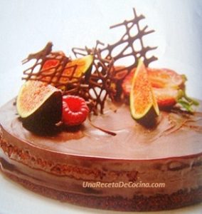 receta de tarta de chocolate con higos