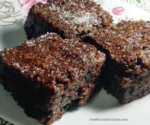 receta de Brownie Saludable